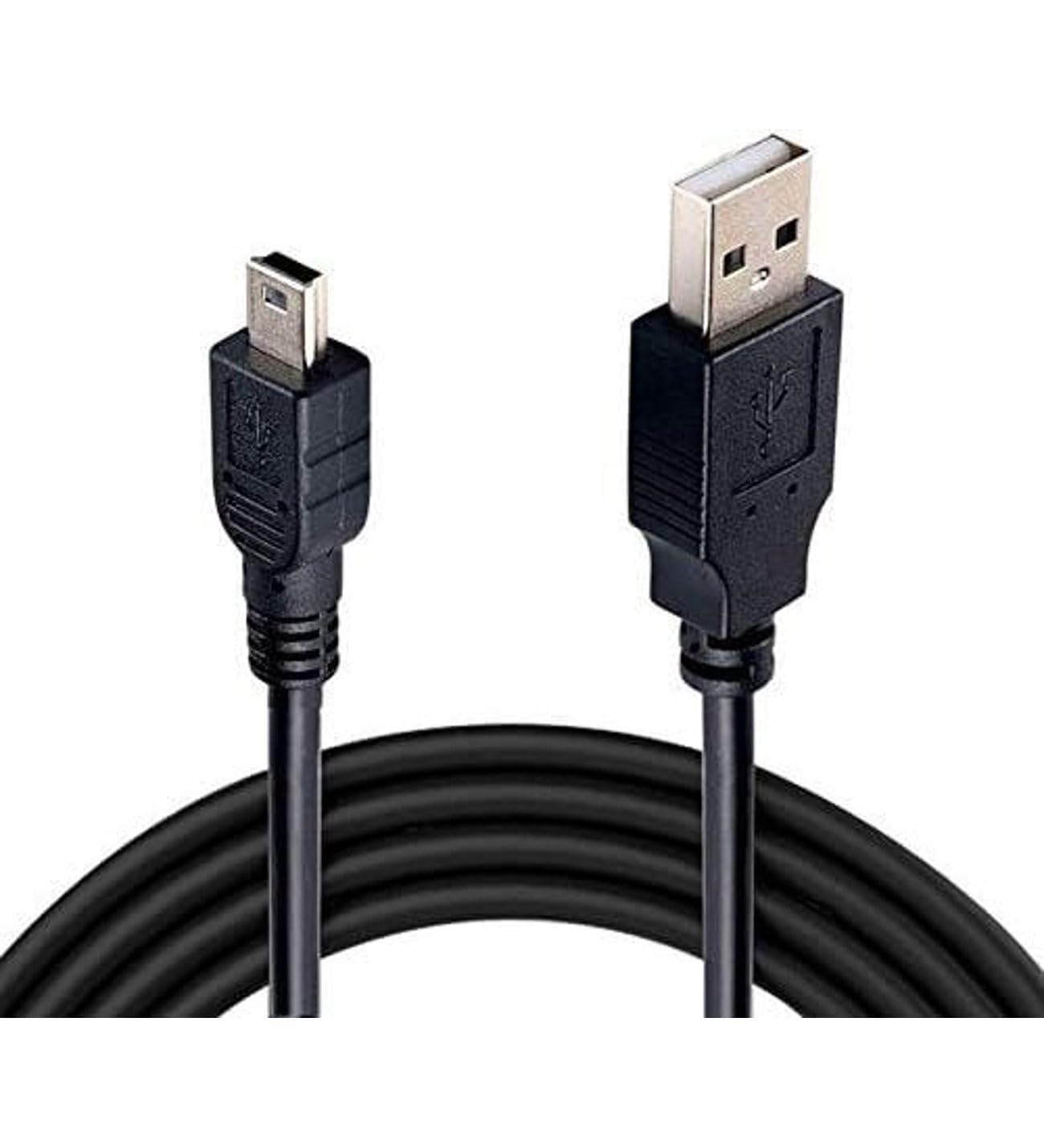 Alfais 4575 Mini USB to USB Data Şarj Kablosu, Siyah