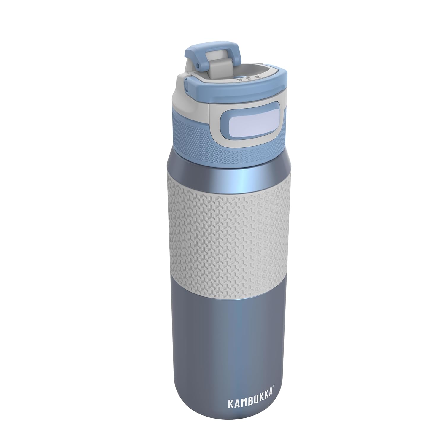 Kambukka Elton Insulated içecek şişesi – 750 ml – gök mavisi – 3'ü 1 arada kapak – Snapclean® teknolojisi