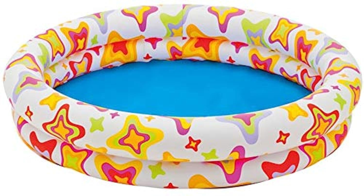 Intex 59421 Şeffaf Meyve Desenli Havuz 2 Bölme 122 cm, su sporları, plaj malzemesi, şişme ürün, yüzme aksesuarı, kamp, dalış, güvenlik