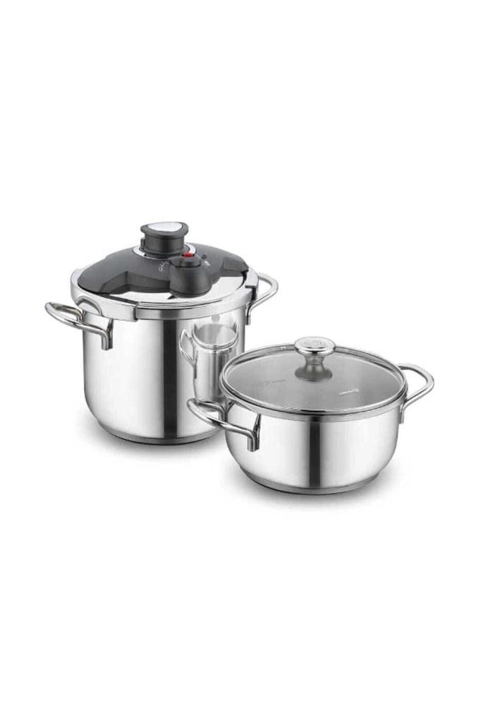 Korkmaz Alia 4 Parça Düdüklü Tencere Seti