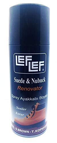 Leflef- Süet Nubuk Sprey Boya -Koyukahve-200Ml