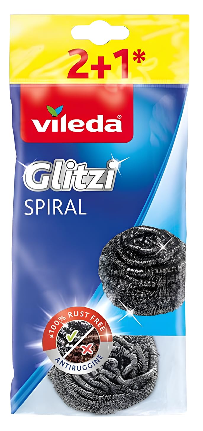 Vileda Glitzi Inox Çelik 3'lü Paket