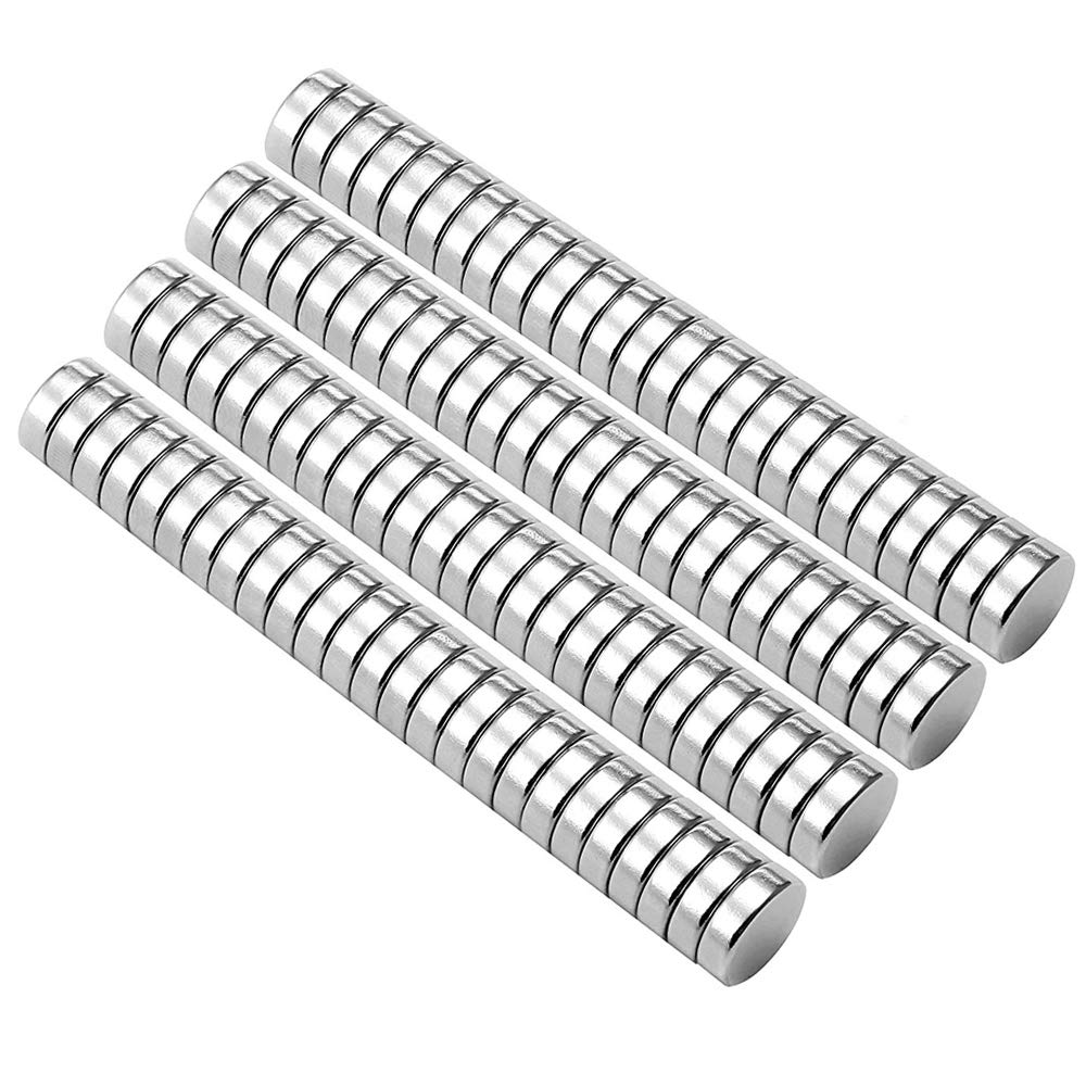 Küçük Neodim Güçlü Mıknatıslar, Çok Amaçlı Buzdolabı Mıknatısları, Küçük Yuvarlak Disk Mıknatısı, Beyaz Tahta Mıknatısları 5 mm Çap x 1 mm Kalınlık, Sanat, El Sanatları, Hobiler, Ev ve Ofis için, Gümüş, 100 Adet