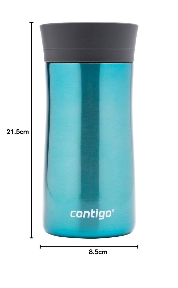 Contigo Üniseks Pinnacle Snapseal Termo Paslanmaz çelik yalıtımlı kupa,Turkuaz,300 ml