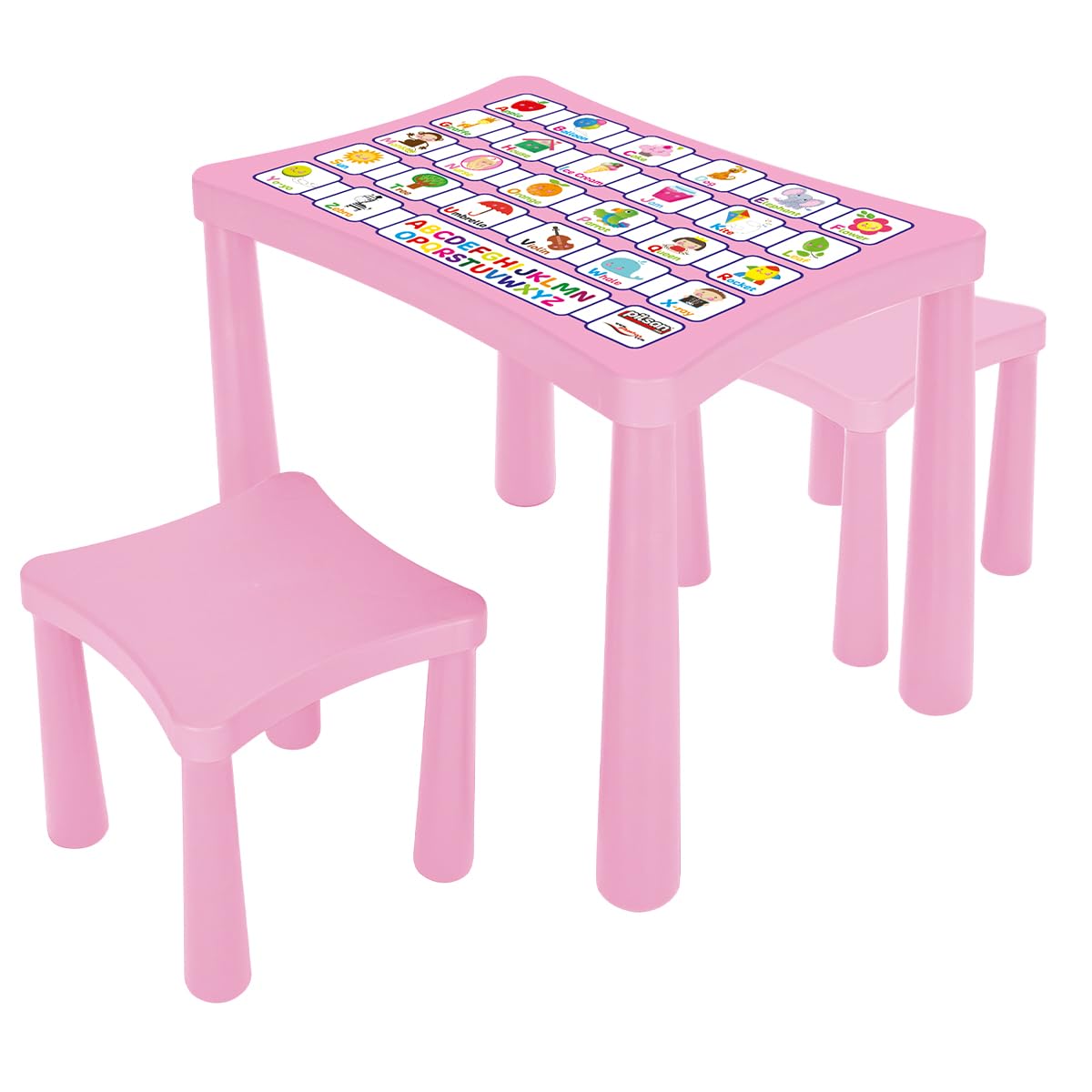 Pilsan STORY İKİ TABURELİ MASA (PEMBE)