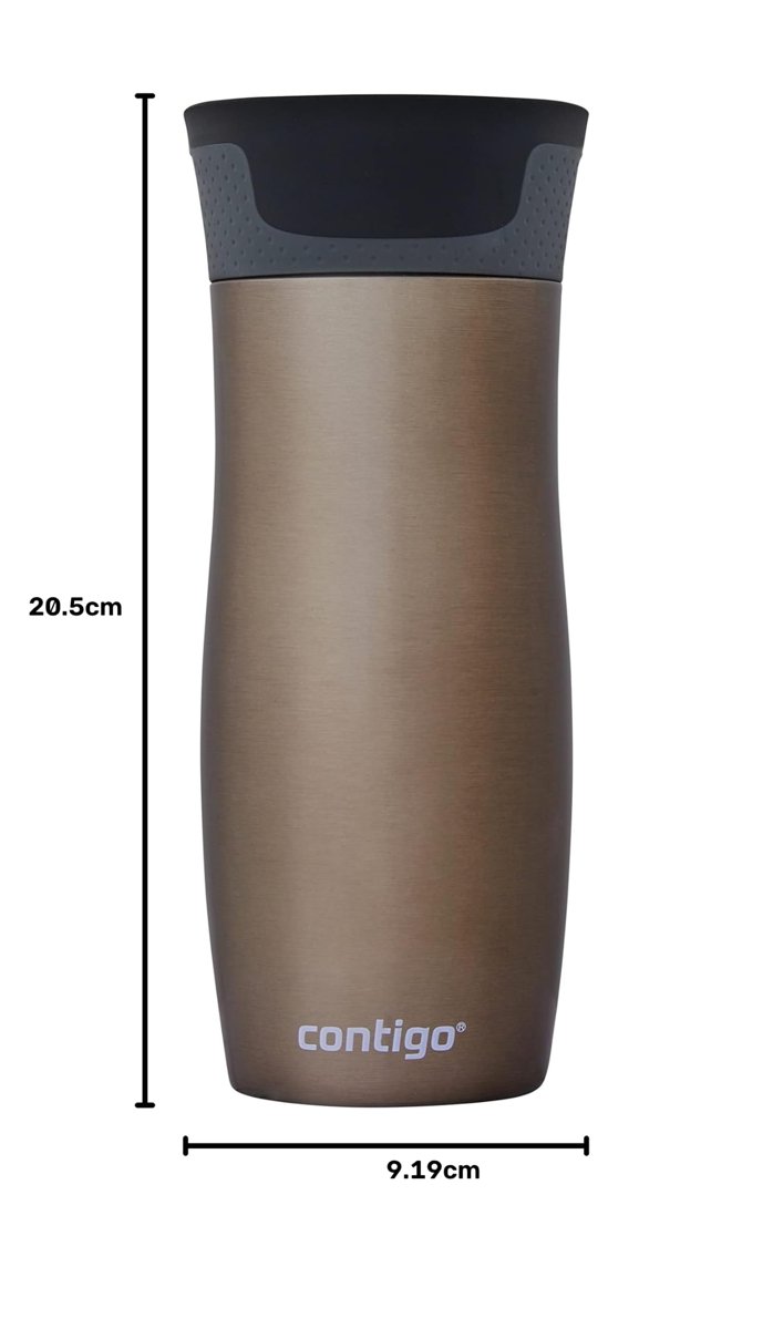 Contigo Westloop Autoseal Termos Bardak 470 mL Kahverengi