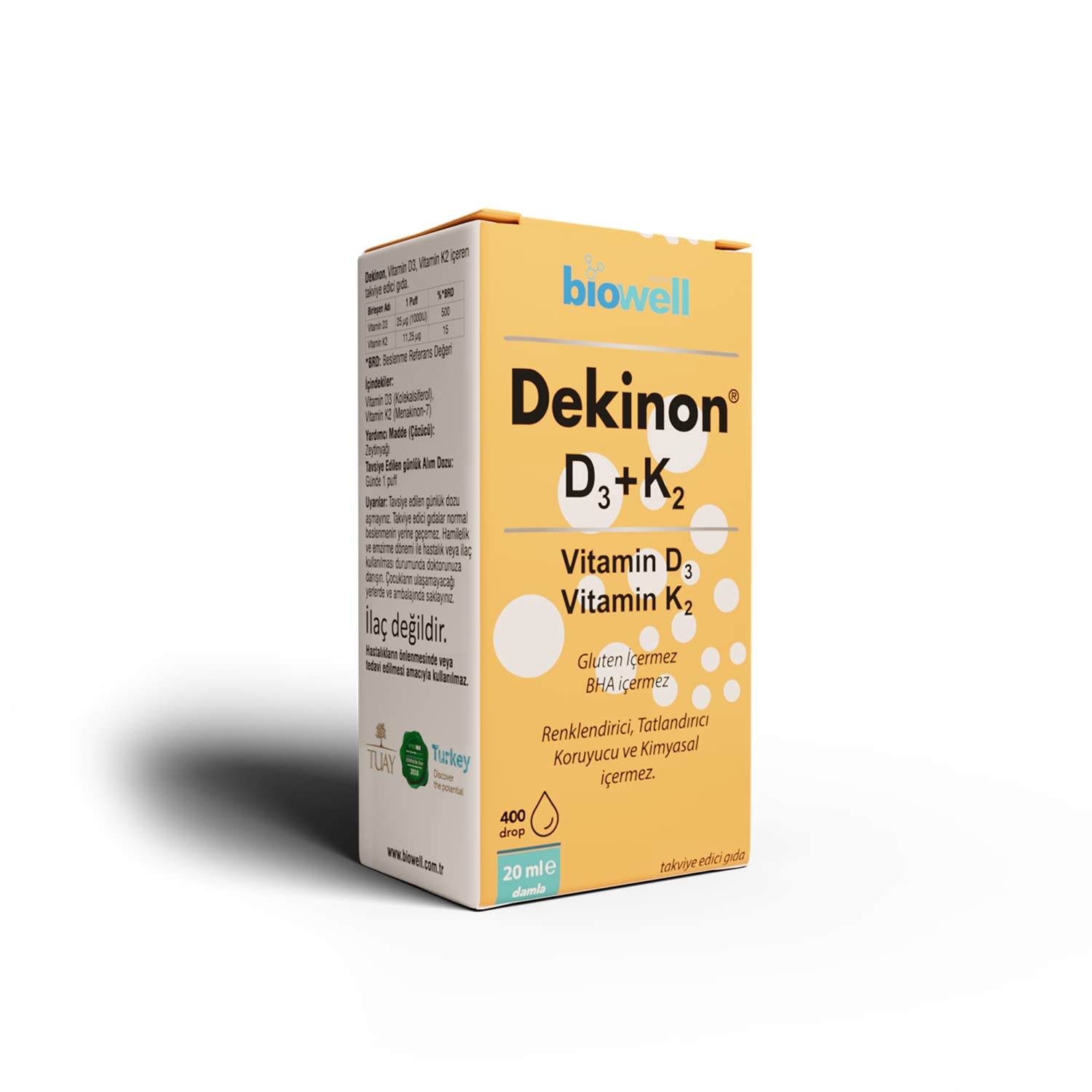 Dekinon Biowell Dekinon D3+K2 20 Ml Damla