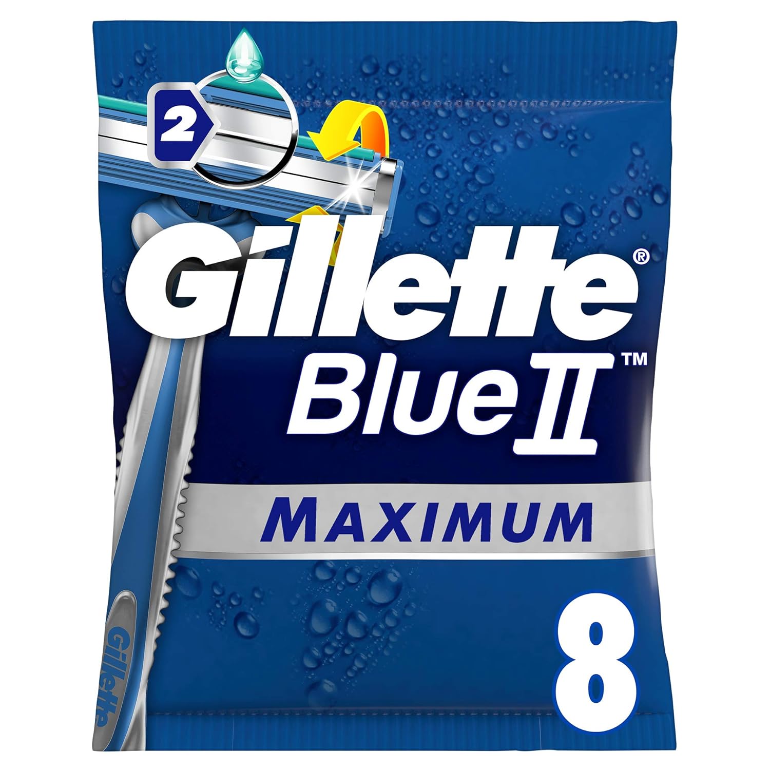Gillette Blue2 Maximum Kullan At Erkek Tıraş Bıçağı 8'li
