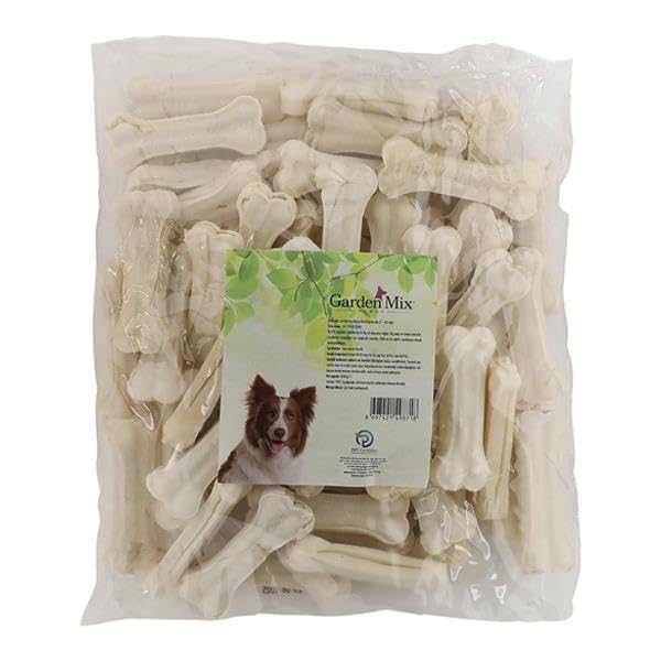 Garden Mix-Garden Mix Sütlü Deri Kemik 8 cm 50 li