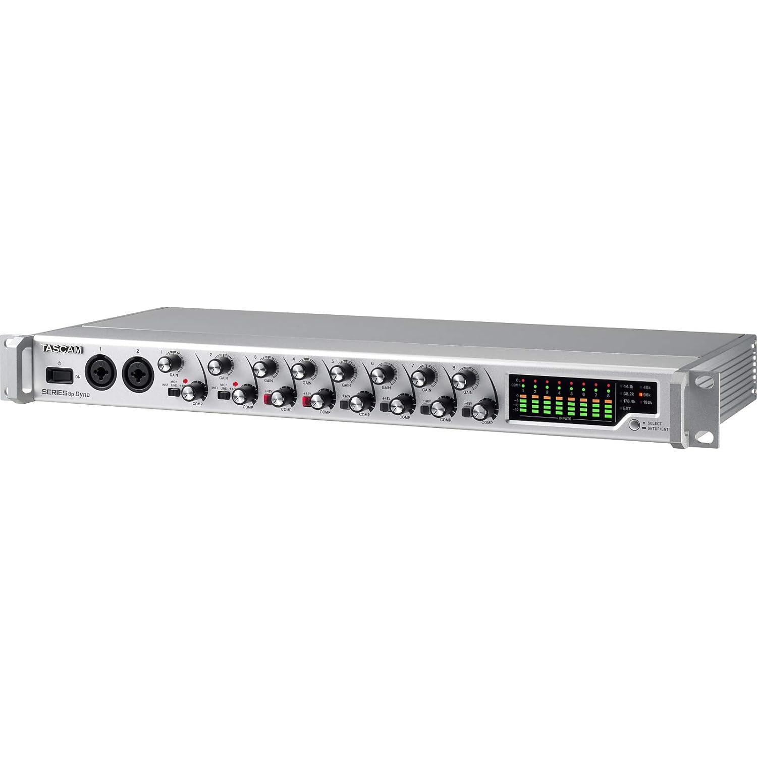 Tascam Series 8P Dyna Analog Kompresörlü 8 Kanal Mikrofon Preamfi