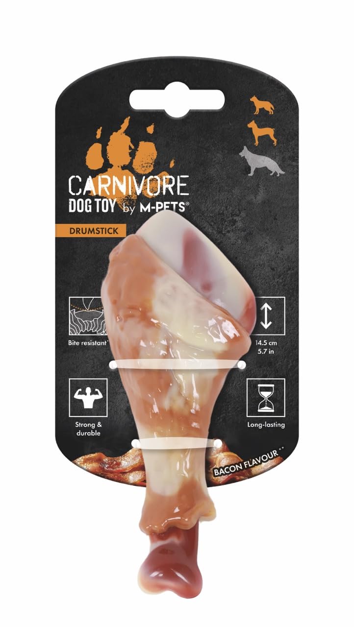 M-PETS CARNIVORE DOG TOY DRUMSTICK PASTIRMA AROMALI