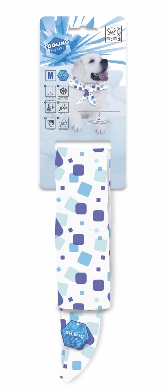 M-PETS COOLİNG SERİNLETİCİ KÖPEK YAKALIĞI (M) WHİTE
