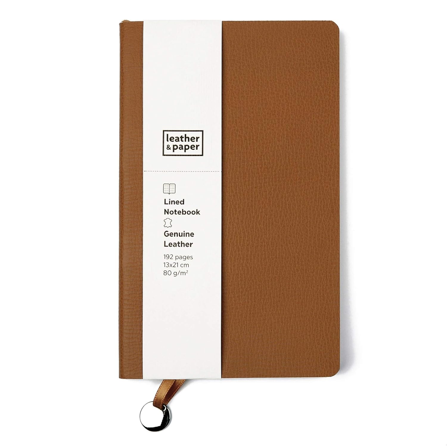Leather & Paper LP1129 Defter, Taba, Çizgili