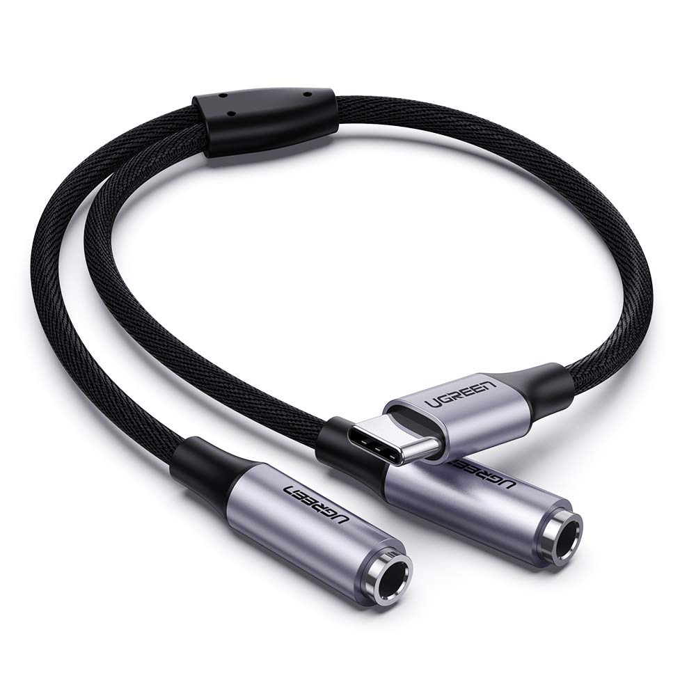 Ugreen Type-C to 2’li Aux Kulaklık Çıkış Çoklayıcı