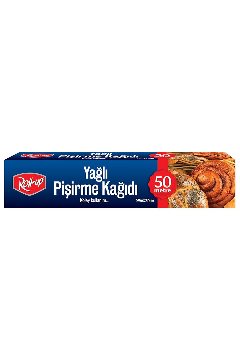 Roll-Up Pişirme Kağıdı 37cm x 50 m 1 Adet Beyaz