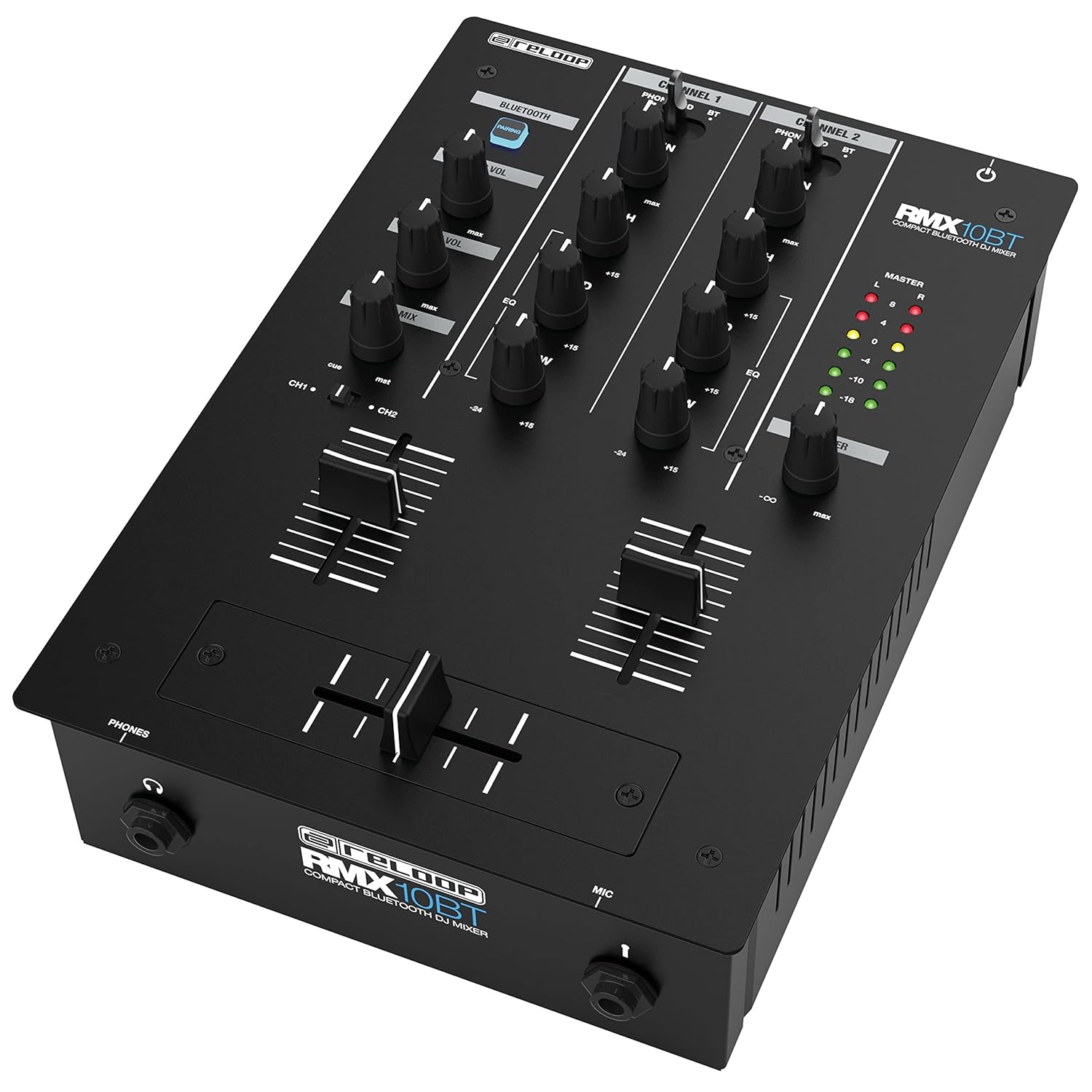 Reloop RMX-10 BT | Compact Bluetooth DJ Mixer | 2 Kanallı Bluetooth DJ Mikseri