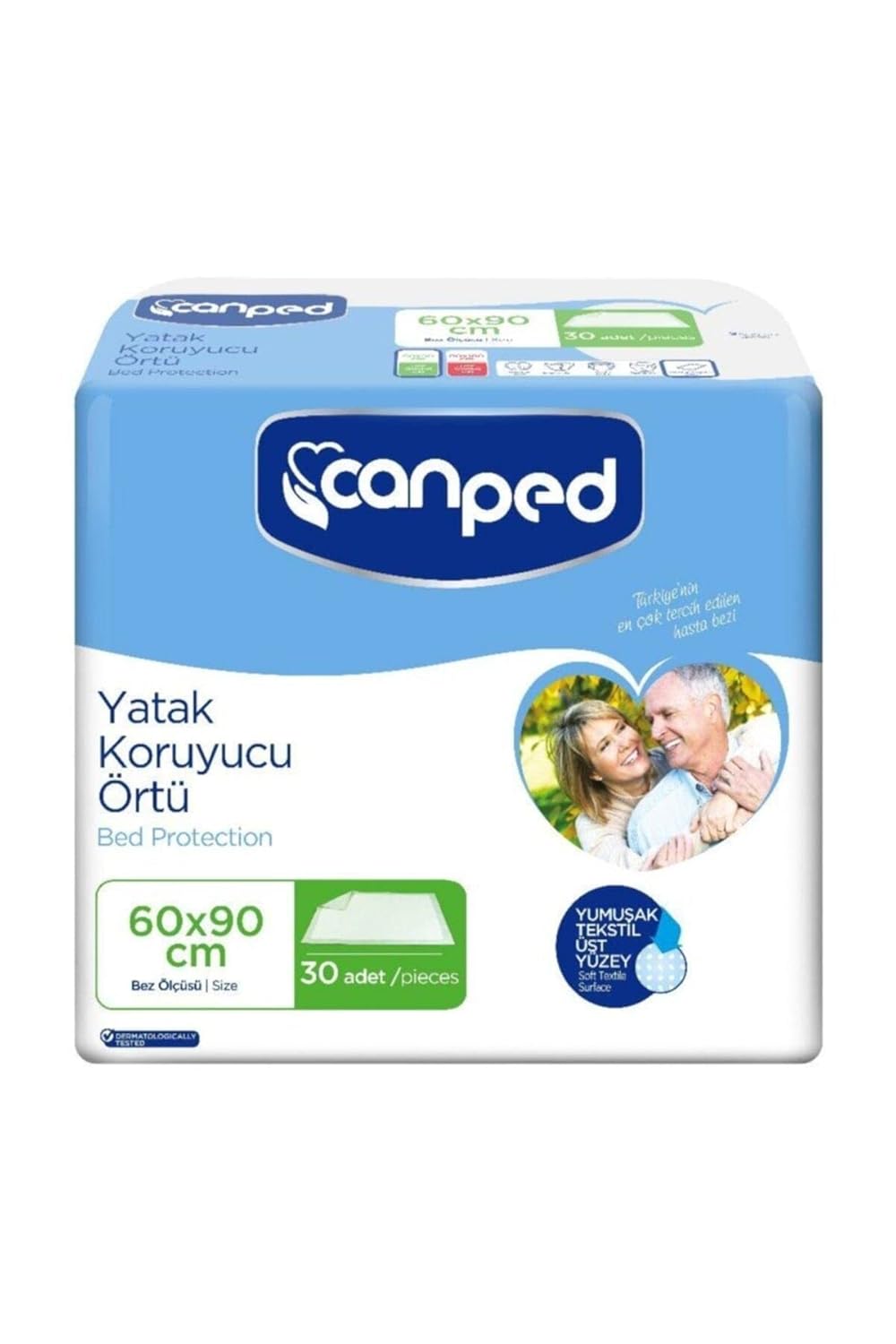 Canped 60x90 cm 30lu Yatak Koruyucu Örtü