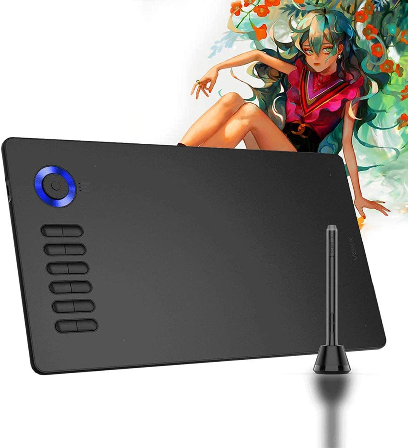 Veikk A15 Pro 10x6" 8192 Level 5080 LPI Grafik Tablet + Kalem