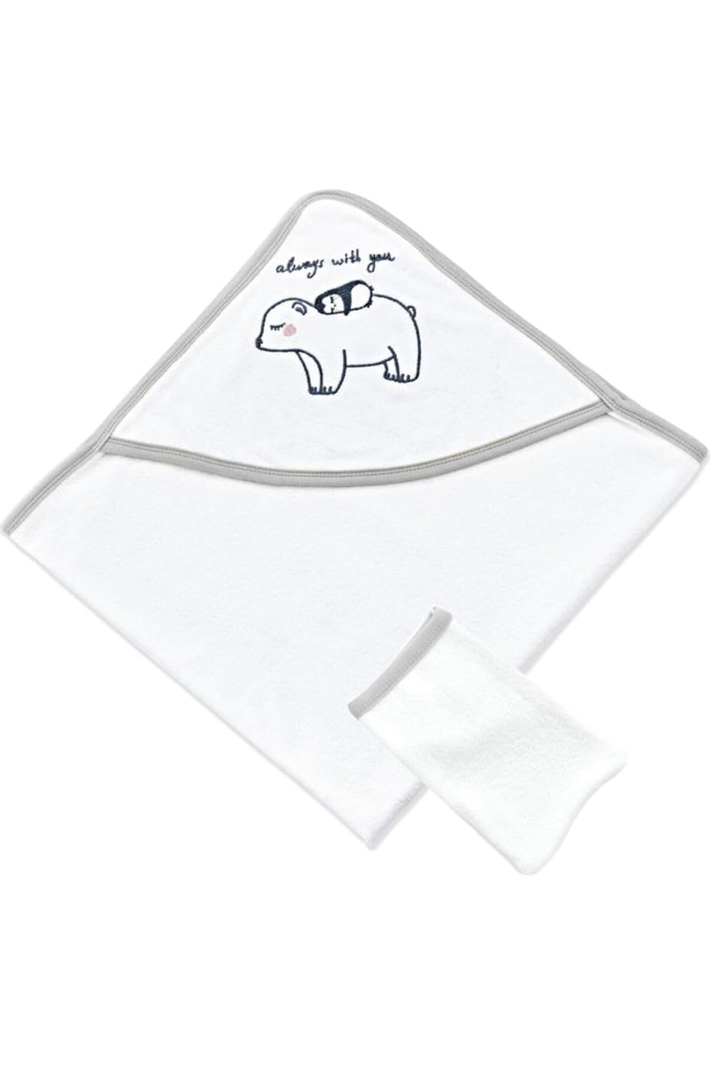 Babyjem Yeni Doğan Havlusu (Gri)