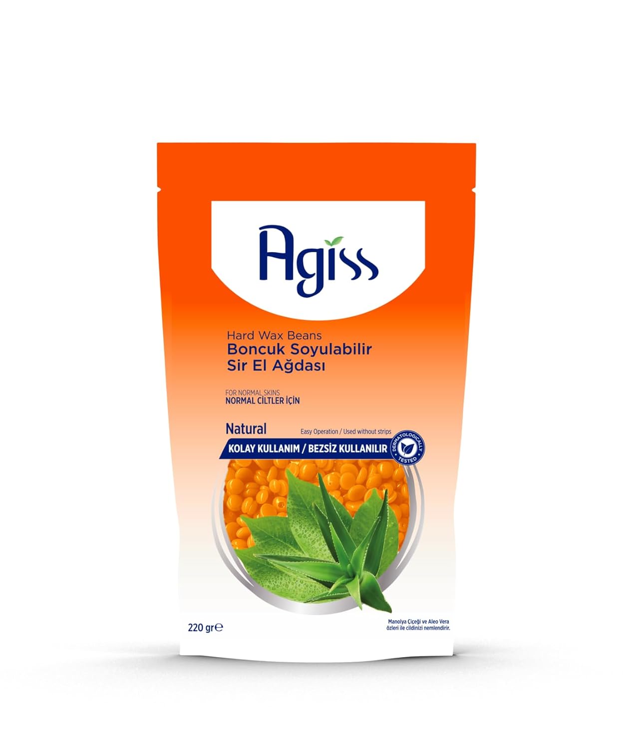 Agiss Boncuk Ağda Natural Şişe 220 gr