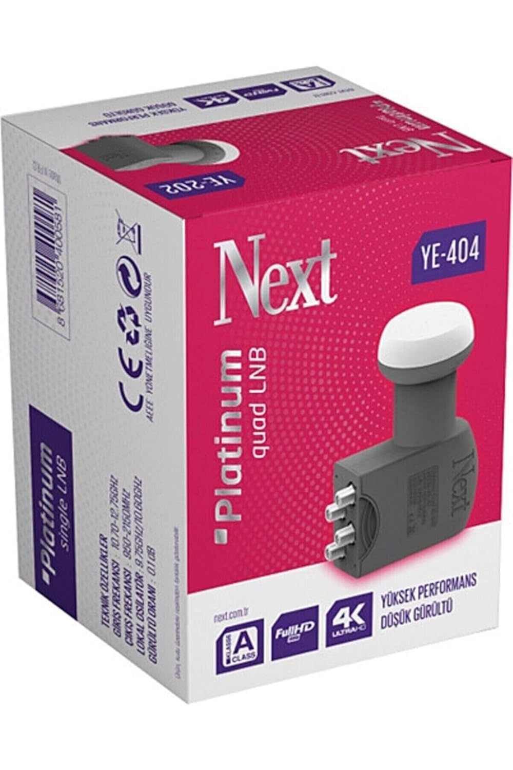 Next Nextstar Next Ye-404 Platinum Quad 4'lü LNB