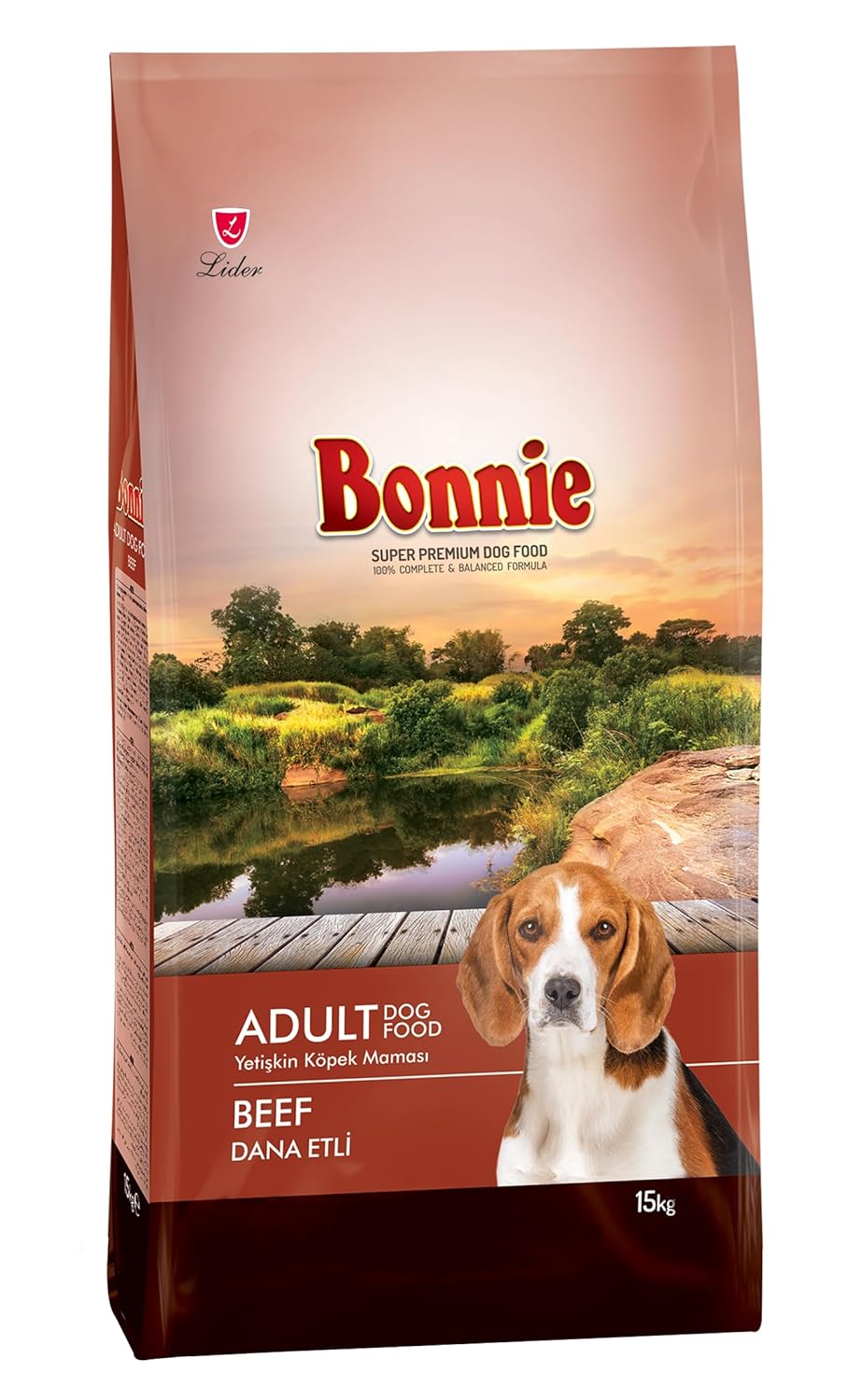 Bonnie Yetişkin Köpek Maması 18/7 Biftekli, 15 kg