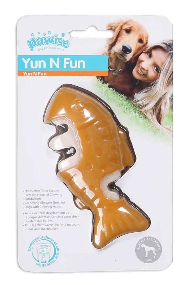 Pawise Yum N Fun Balık Aromalı Çiğneme Köpek Oyuncağı 12,5 cm