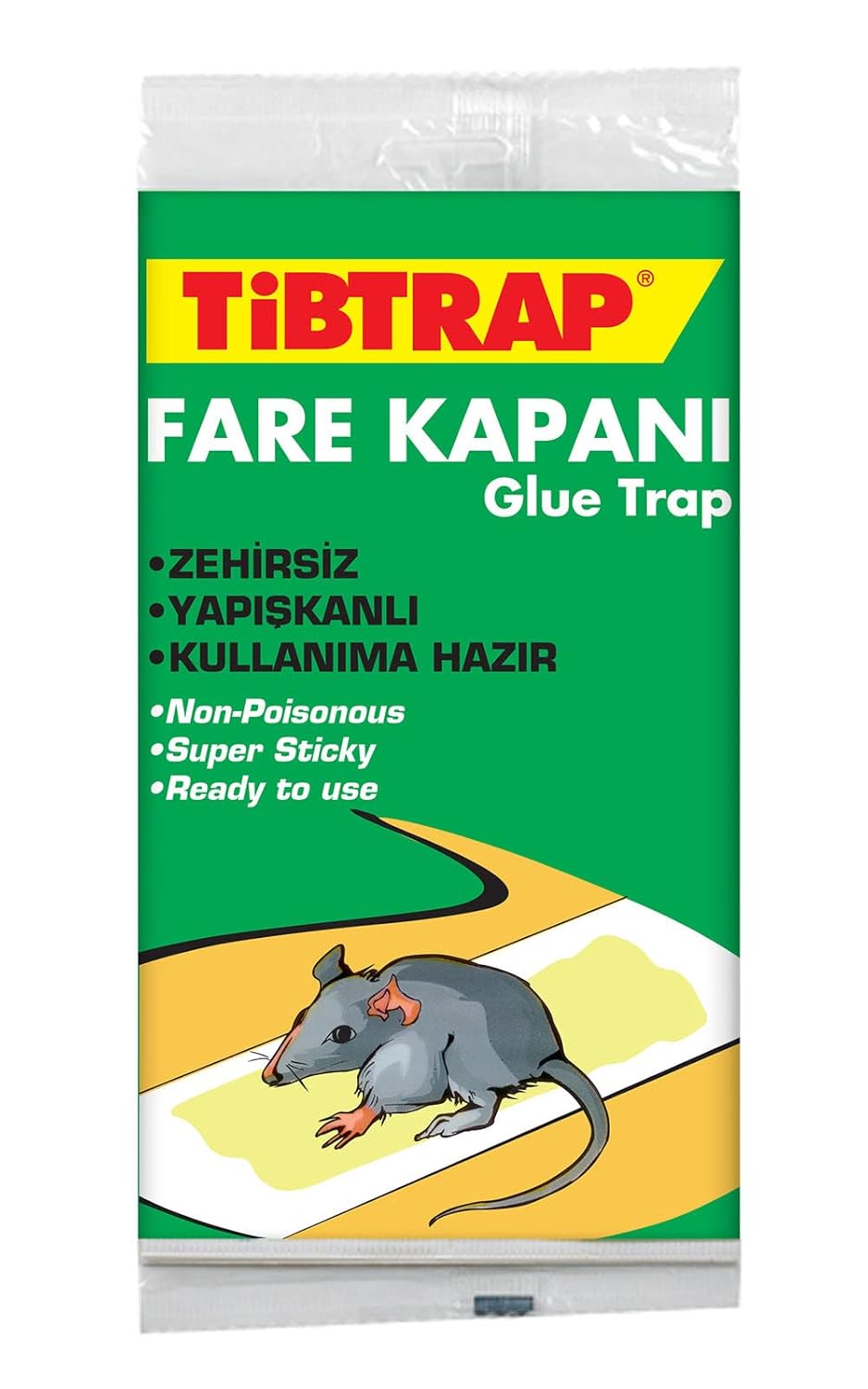 Yabidur Tibtrap Zehirsiz Fare Kapanı Yapışkanı