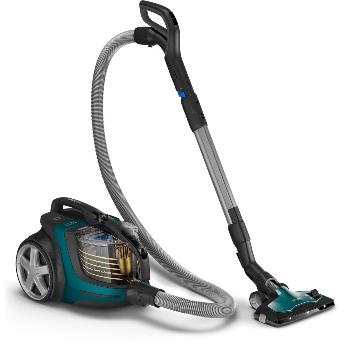 Philips Marathon Ultimate Toz Torbasız Elektrikli Süpürge, 899W, PowerCyclone 10, TriActive Ultra LED Başlık, Power Max Sensör, XB9185/07