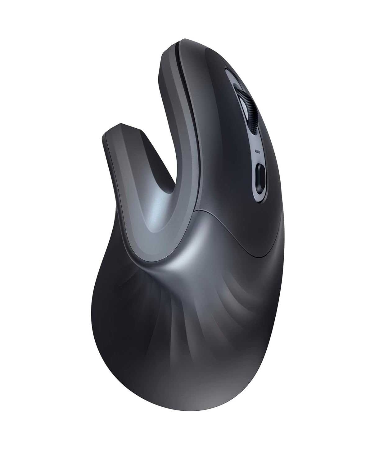 Trust 23507 Verro Ergonomik Kablosuz Fare Kablosuz Dikey Fare (60° Dikey Açı, 800-1600 DPI, 6 6 Tuş, PC ve Dizüstü Bilgisayar) Siyah