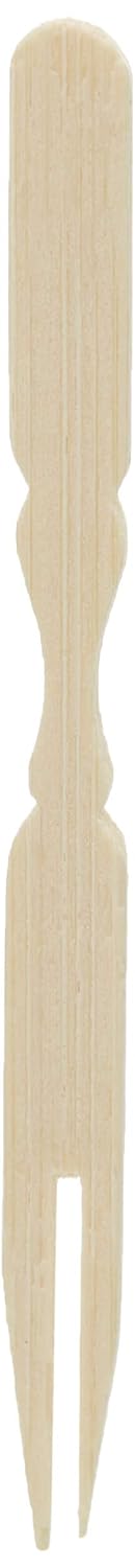 Kullan At Market Dolphin Bambu Cips Çatalı, 9 cm, 100'lü