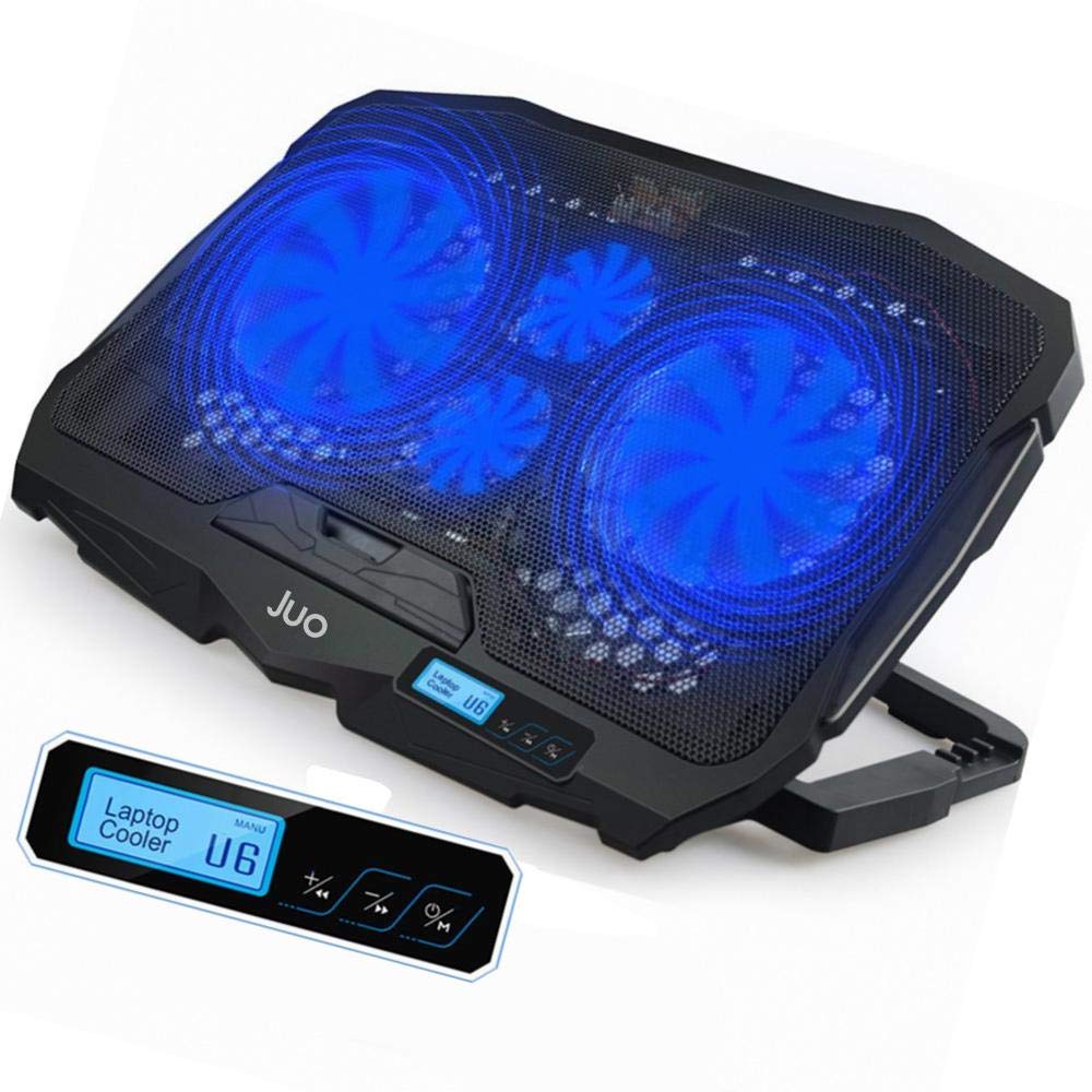 JUO C1 Led Ekranlı Notebook Soğutucu Siyah