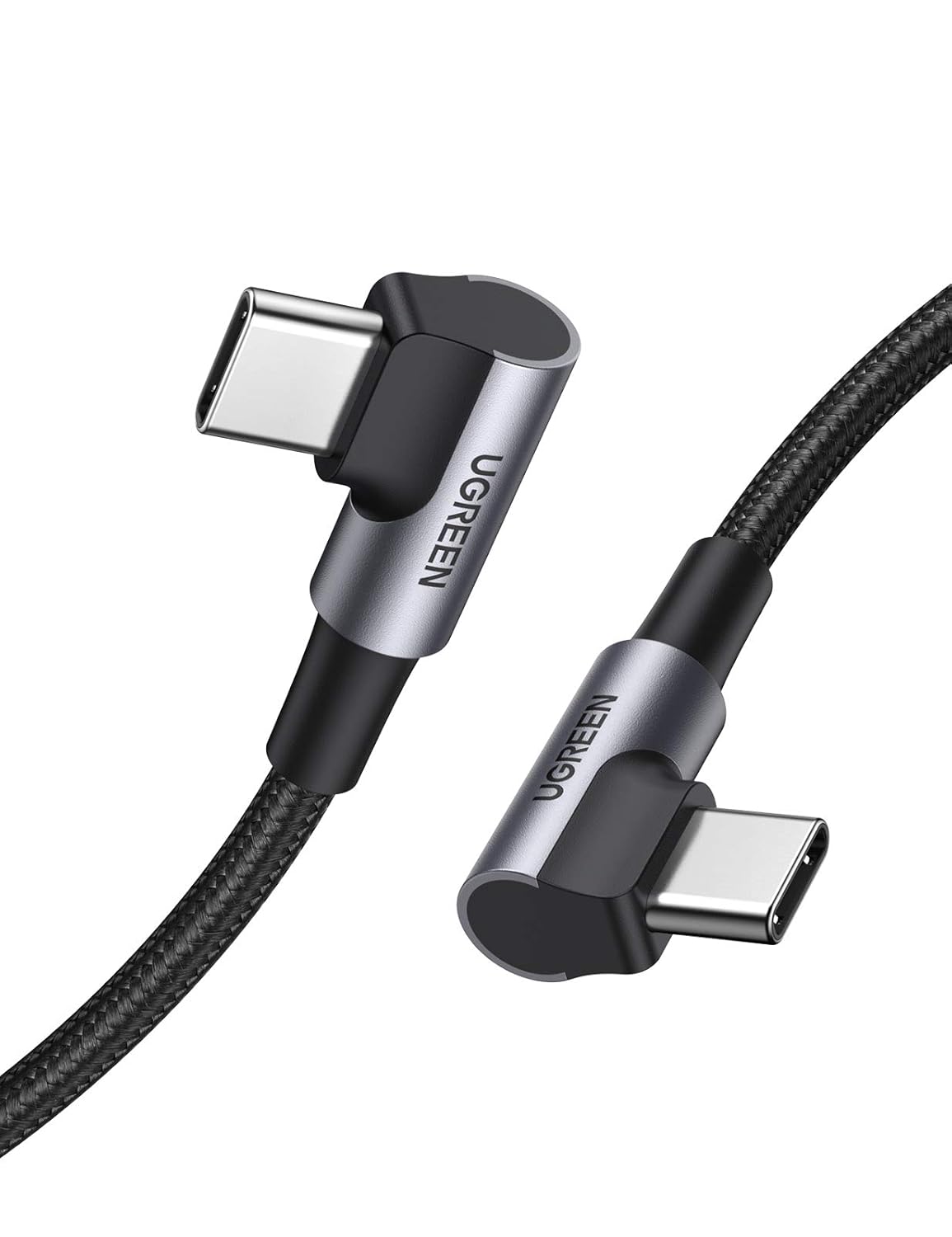 Ugreen 90 Derece Type-C to Type-C 60W Data ve Şarj Kablosu 1 Metre