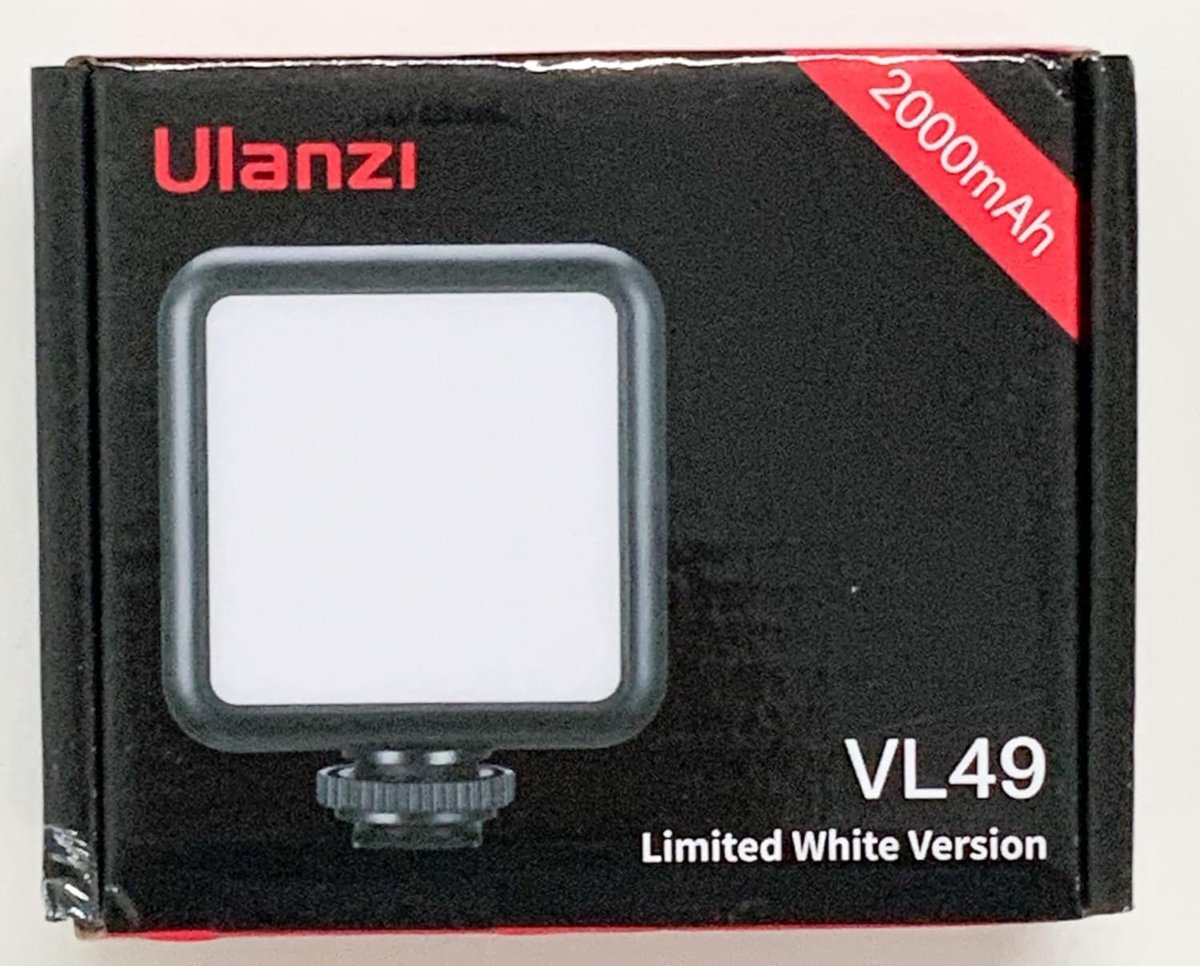 Ulanzi VL49 Mini LED Vlogger Youtuber Işık, Siyah