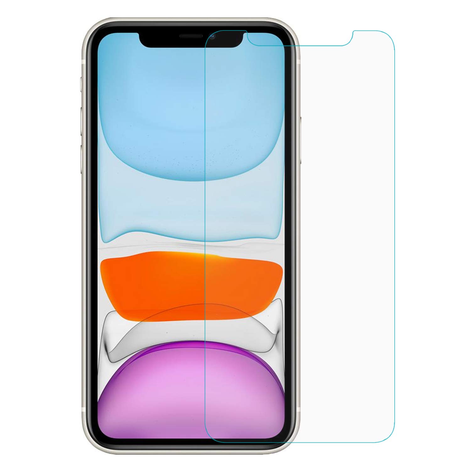 Microsonic Apple iPhone 11 (6.1'') Temperli Cam Ekran Koruyucu [iPhone 11 ile Uyumlu Ekran Koruyucu