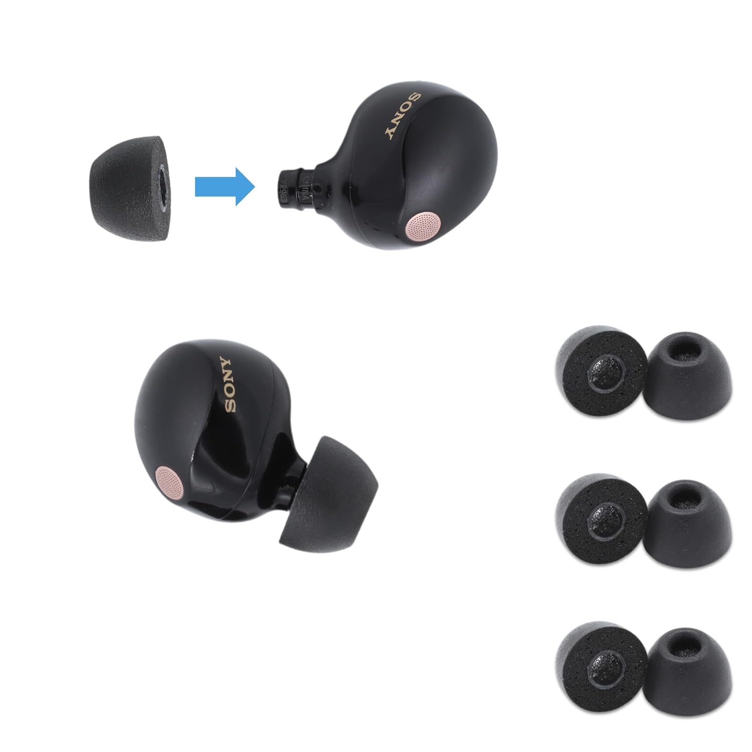 COMPLY Foam TrueGrip Pro Sony True Wireless Kulaklık Ucu (S) - 3 Çift