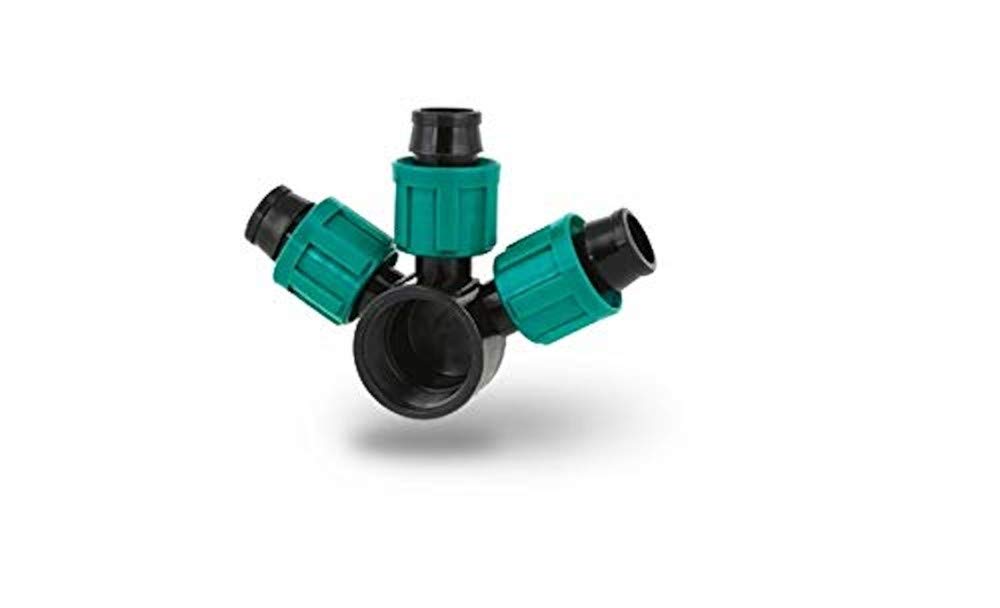 Poelsan 3/25 x 1 inç Yassi Damla Sulama Çoklu Dağ Nipeli