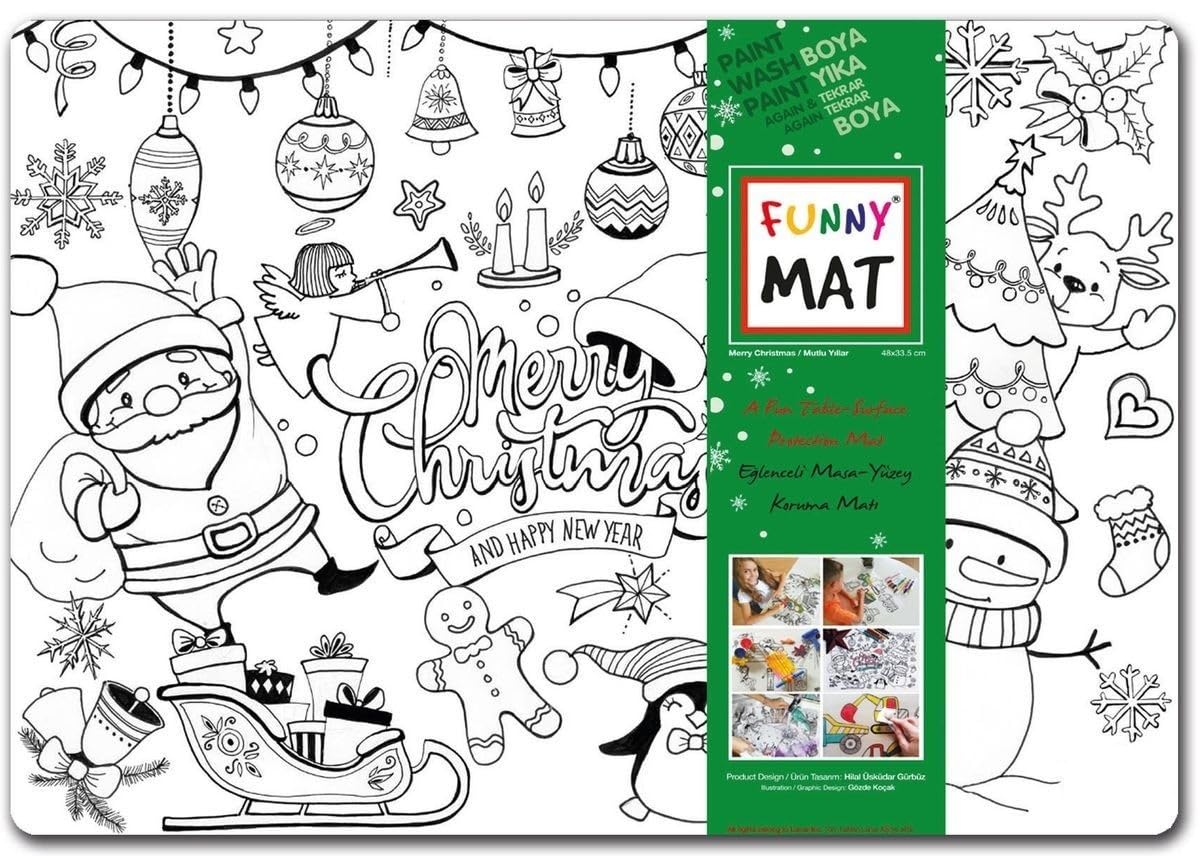 Akademi Çocuk Funny Mat Yeni Yıl