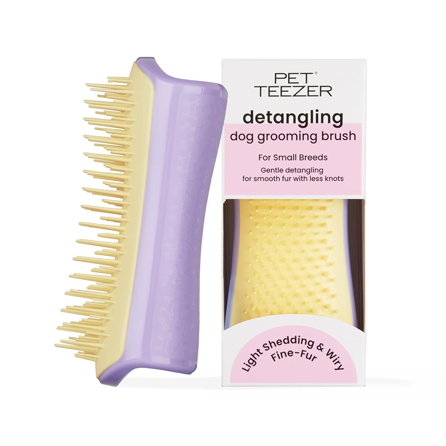 Tangle Teezer Pet Teezer Detangling Small Lilac Yellow Köpek Bakım Fırçası