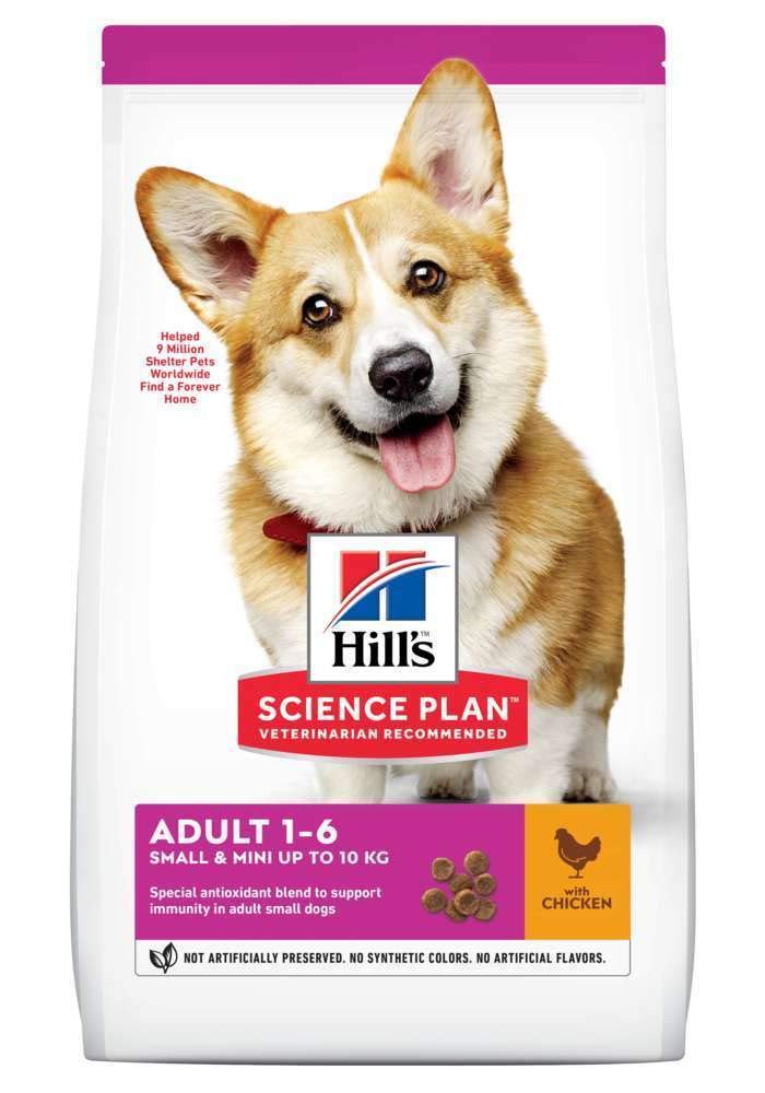 Hill's SCIENCE PLAN Yetişkin Küçük ve Mini Irk Tavuklu Köpek Maması 6 kg