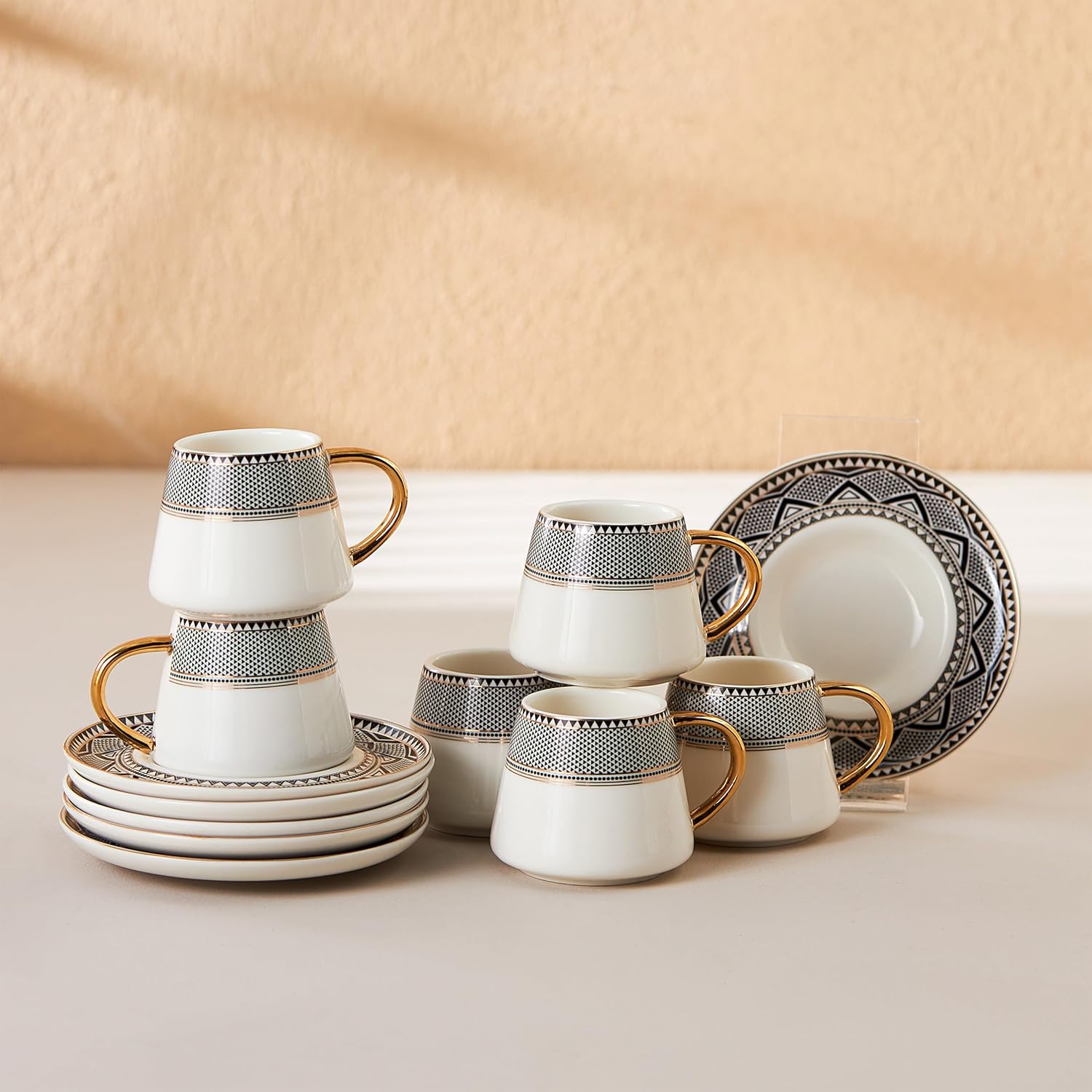 Karaca Globe 6 Kişilik Kahve Fincanı Takımı 90 ml