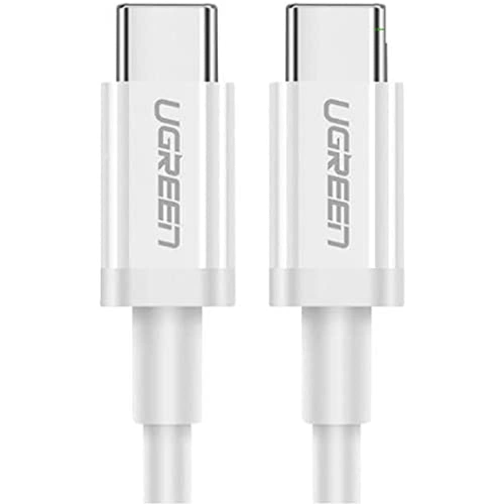 Ugreen Type-C to Type-C Hızlı Şarj ve Data Kablosu, 2 Metre, Beyaz