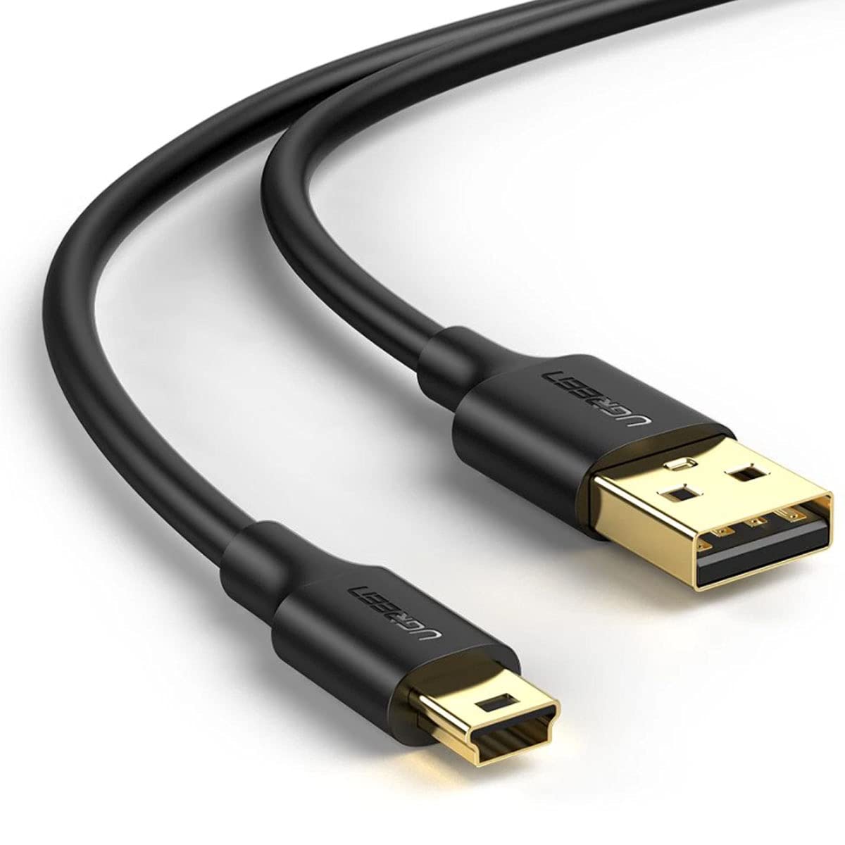 Ugreen Mini USB Data ve Şarj Kablosu 50 Cm, Siyah