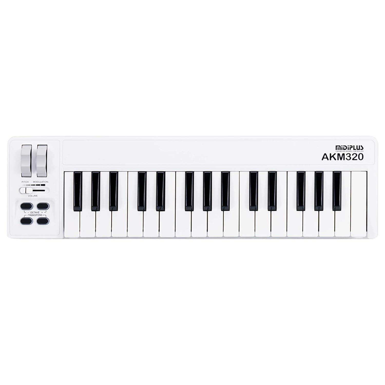 MIDIPLUS AKM320 White 32 Mini Tuş USB MIDI Klavye Controller/Kontrolör
