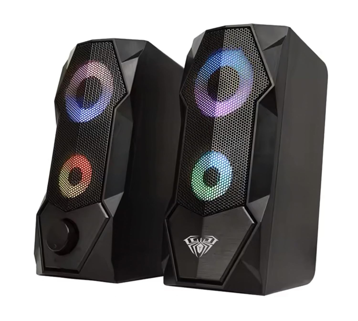 Aula N-301 10W Masaüstü RGB Gaming Oyuncu PC 1+1 Speaker Hoparlör