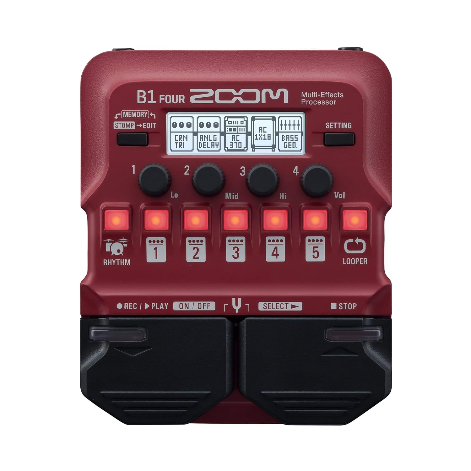 Zoom B1 Four Bass Multi-Efekt Prosesörü