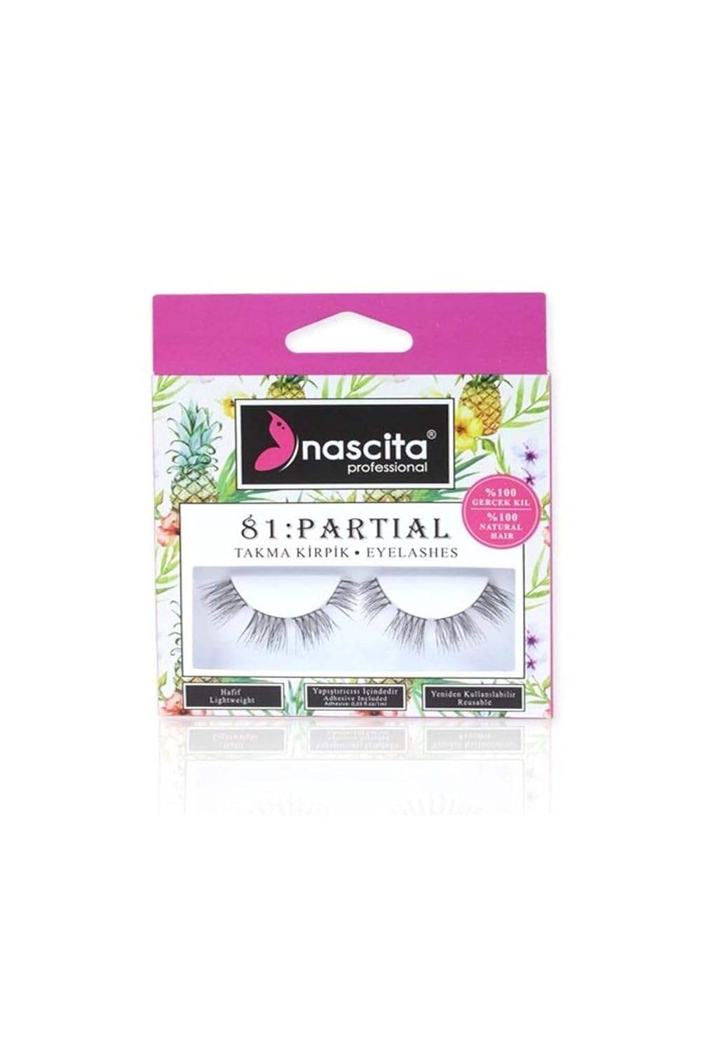 Nascita Parçali Takma Kirpik (%100 Gerçek Kıl)