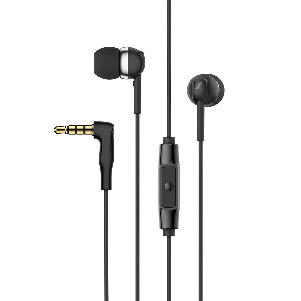Sennheiser CX 80S Mikrofonlu Kulak İçi Kulaklık, Kablolu, Siyah