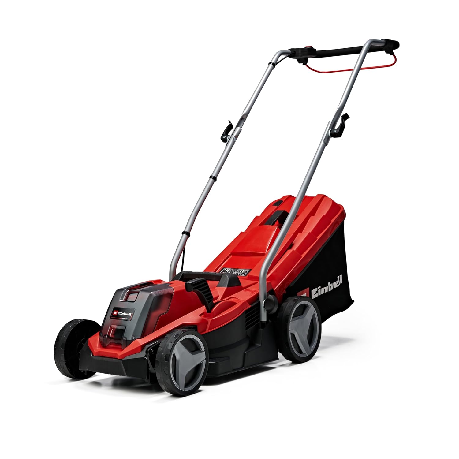 Einhell Akülü Çim Biçme Makinesi GE-CM 18/33 Li Kit Power X-Change (18V, 33 cm kesme genişliği, kömürsüz, 30L hazne, 25-65 mm kesme yüksekliği, 4,0 Ah akü + şarj cihazı dahil) - 3413260