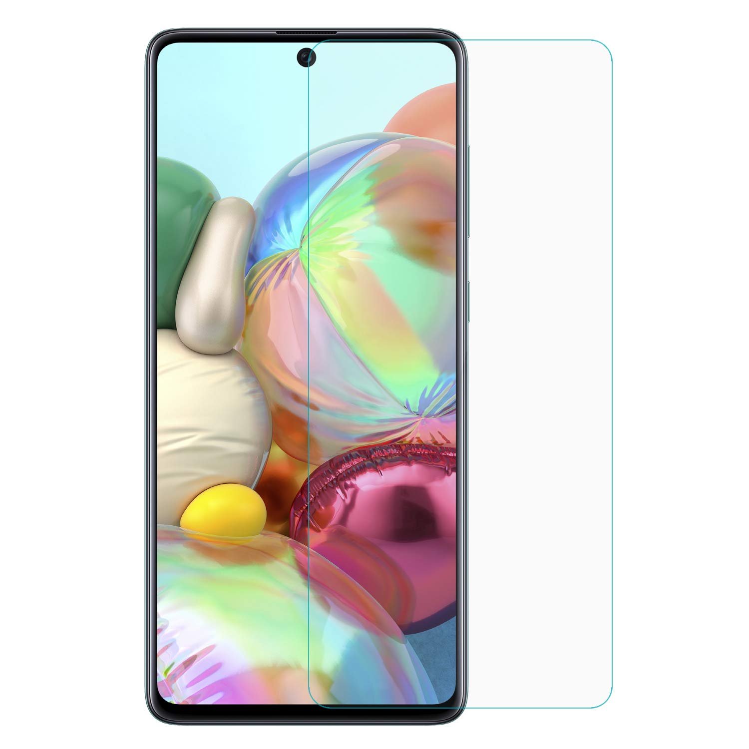 Microsonic Samsung Galaxy A71 Temperli Cam Ekran Koruyucu [Galaxy A71 ile Uyumlu Ekran Koruyucu]